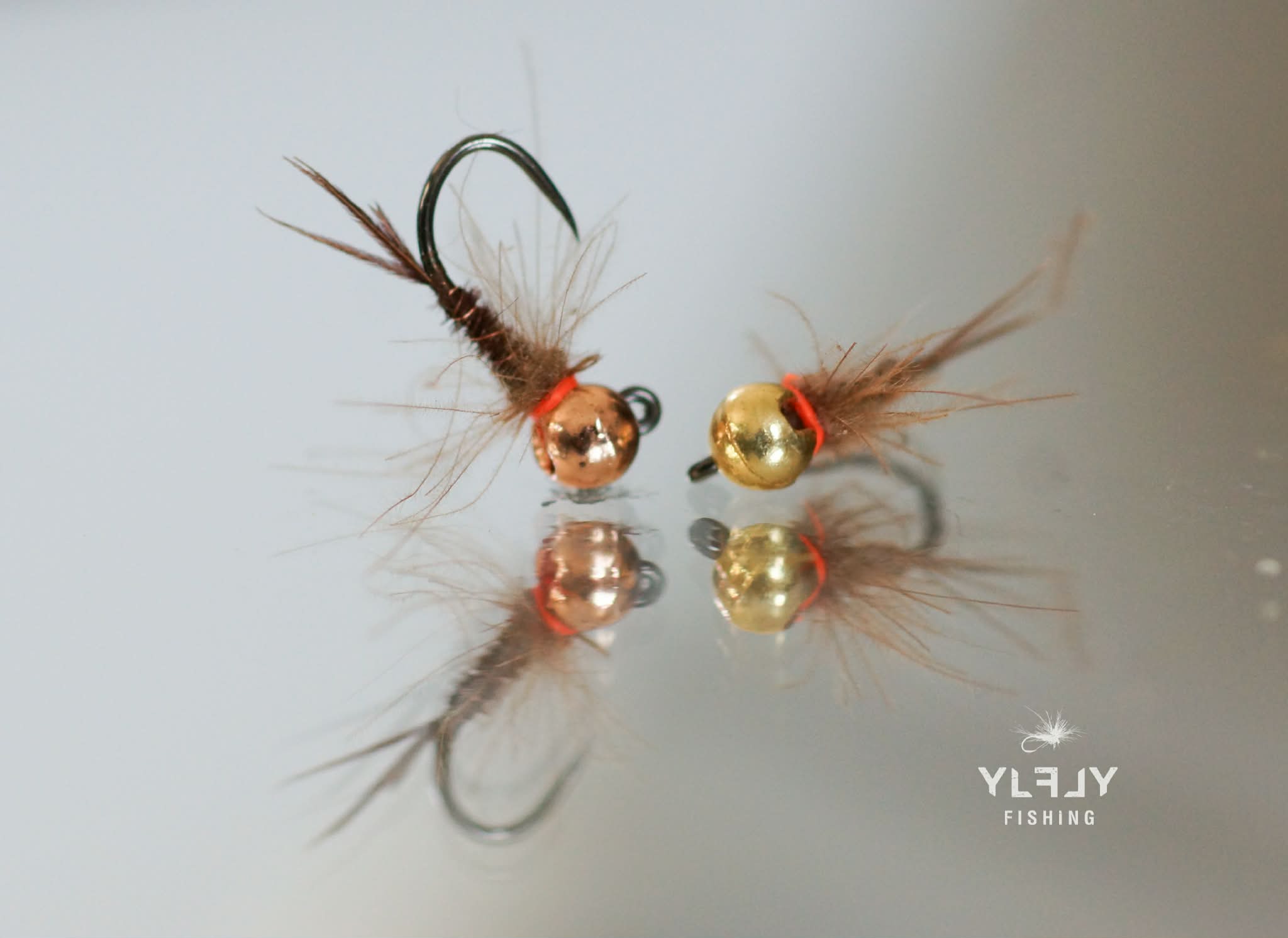 Mouche Nymphe Queue De Faisan Bille Laiton – 4 Pièces, Pour Pêche Truite Au Fond