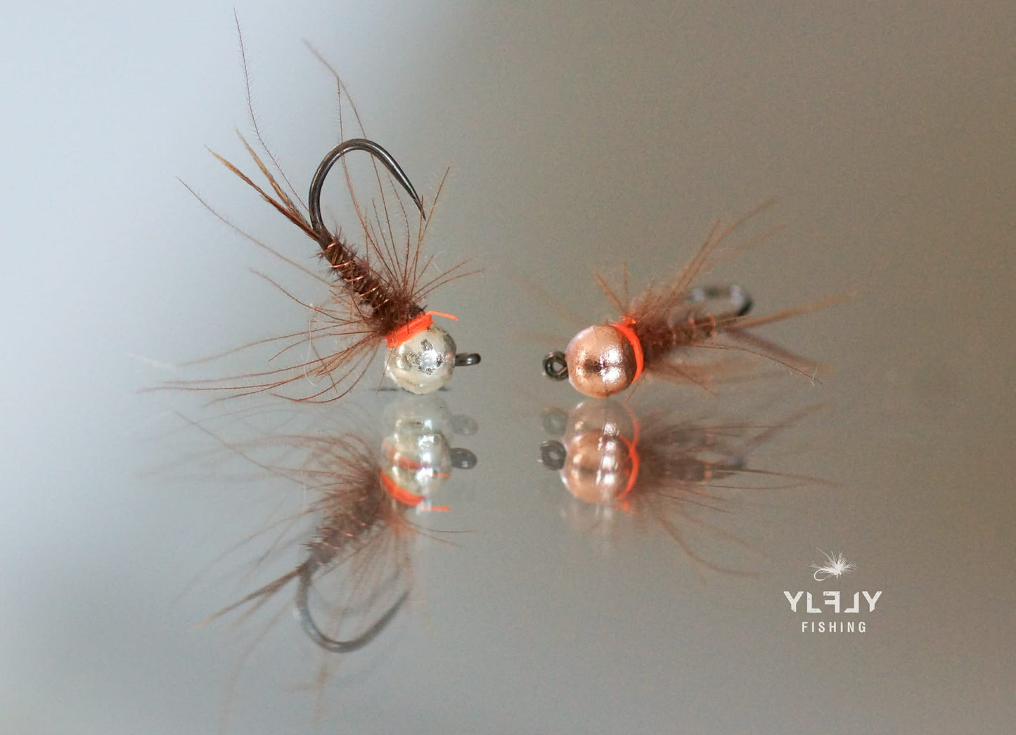 FTONc Faisan Tail Orange Neck hameçon classique (bille or/argent/cuivre)