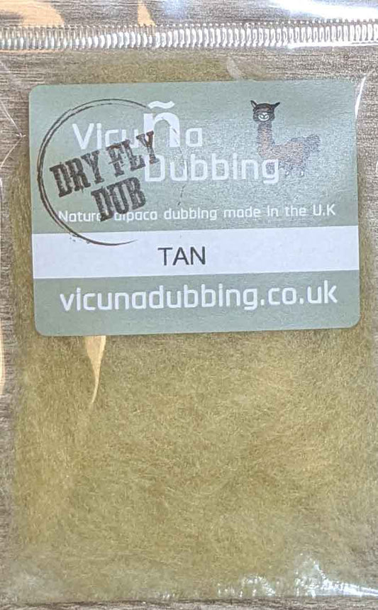 Vicuna dry fly Dubbing TAN