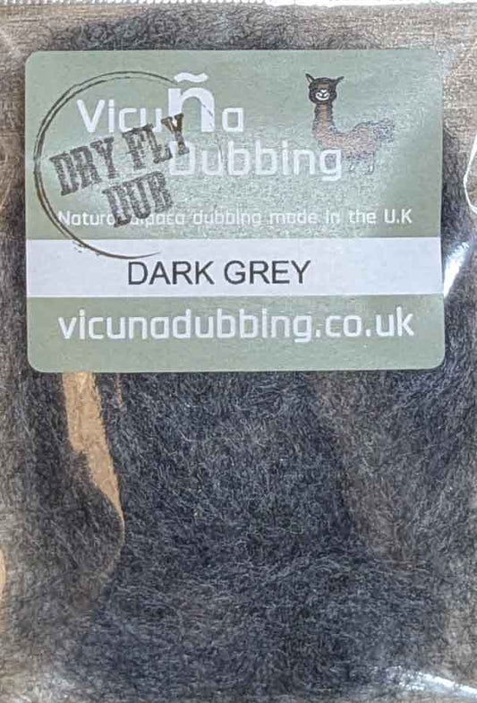 Vicuna dry fly Dubbing GREY